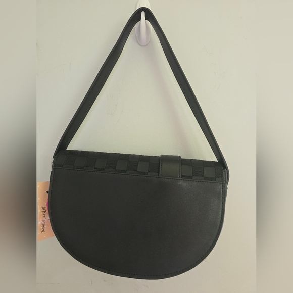 Betsey Johnson Checkered Shoulder Bag - Picture 3 of 8